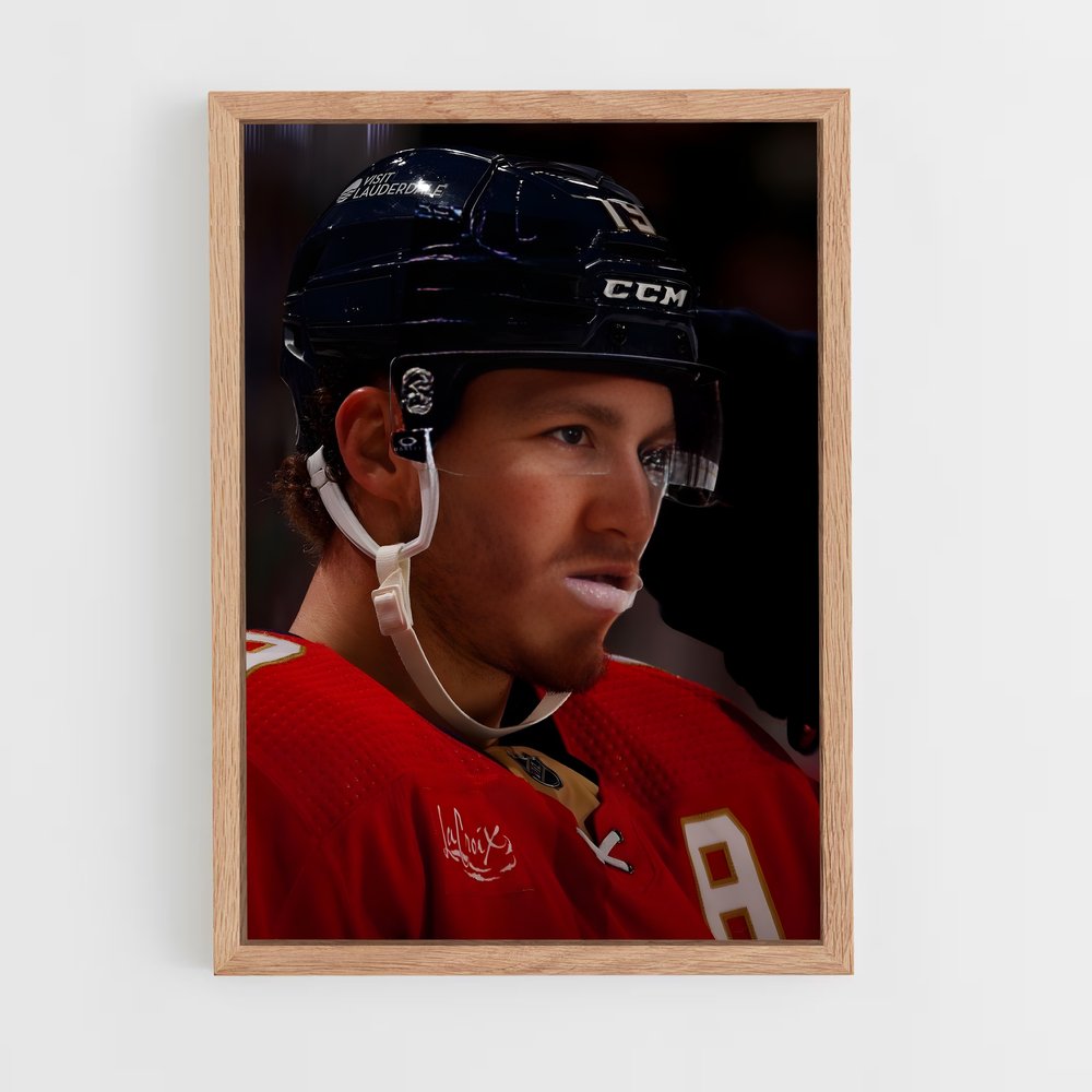 Poster Matthew tkachuk talentueux – affiche Hockey sur glace (vue 4)